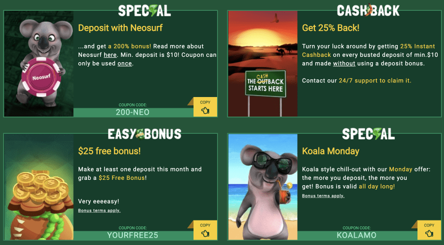 special bonuses